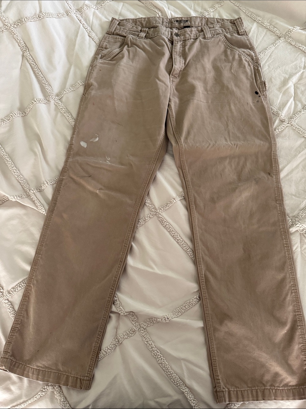 Carhartt Men's Work Chinos in Khaki Tan